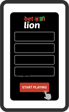 Complete BetLion registration form Complete registration form